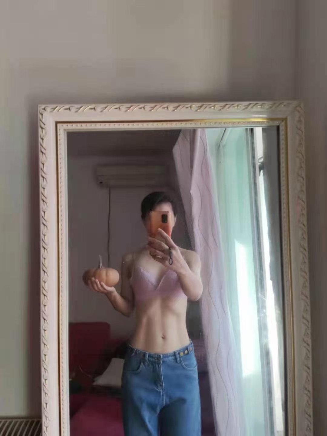 小红门地铁健身大妞，30岁，身高170体重50公斤